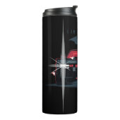 De Batman Batmobile - ik ben de schaduwen Thermosbeker (Gedraaid links)