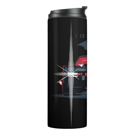 De Batman Batmobile - ik ben de schaduwen Thermosbeker (Gedraaid links)