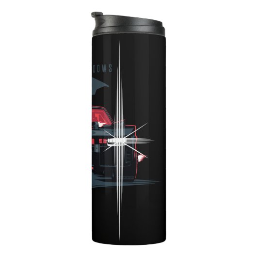 De Batman Batmobile - ik ben de schaduwen Thermosbeker (Geroteerd rechts)