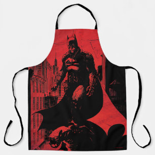 De Batman Comic Book Illustration Schort