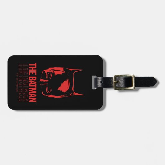 De Batman Cowl Logo Bagagelabel (Voorkant horizontaal)