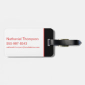 De Batman Cowl Logo Bagagelabel (Achterkant horizontaal)