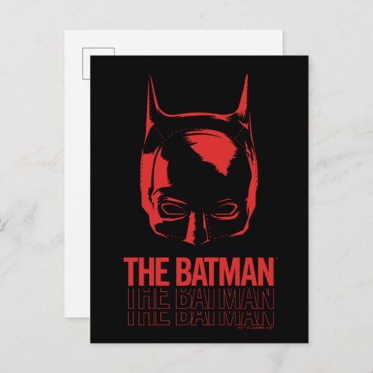 De Batman Cowl Logo Briefkaart (Voorkant / Achterkant)