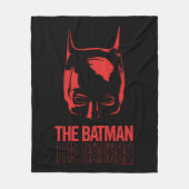 De Batman Cowl Logo Fleece Deken (Voorkant)
