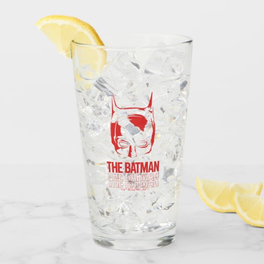 De Batman Cowl Logo Glas (Voorkant ijs)
