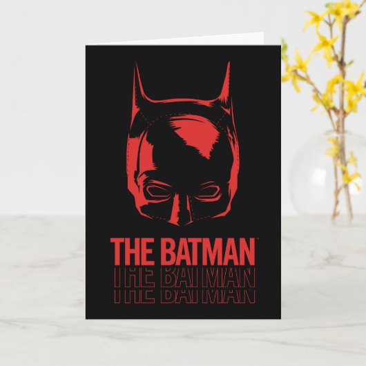 De Batman Cowl Logo Kaart (Gele Bloem)
