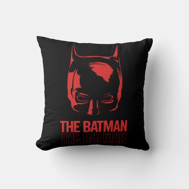 De Batman Cowl Logo Kussen (Voorkant)