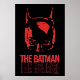 De Batman Cowl Logo Poster