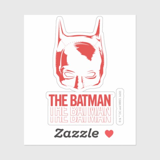 De Batman Cowl Logo Sticker (Vel)