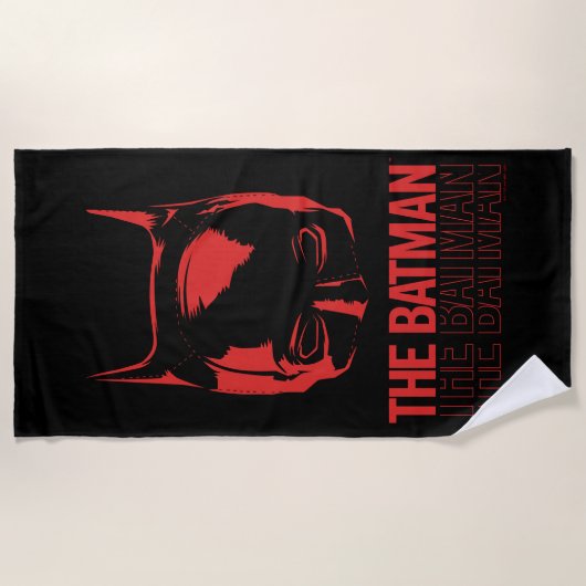 De Batman Cowl Logo Strandlaken (Voorkant)