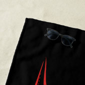 De Batman Cowl Logo Strandlaken (In situ)