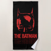 De Batman Cowl Logo Strandlaken (Voorkant)