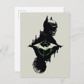 De Batman en de Riddler-grafische kaart met twee t (Voorkant / Achterkant)