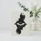 De Batman en de Riddler-grafische kaart met twee t (Staand voorkant)