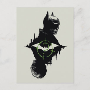 De Batman en de Riddler-grafische kaart met twee t