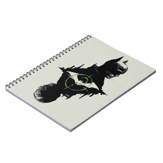 De Batman en de Riddler-grafische kaart met twee t Notitieboek (Linkerzijde)