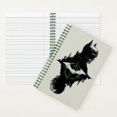 De Batman en de Riddler-grafische kaart met twee t Notitieboek (Binnen)