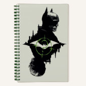 De Batman en de Riddler-grafische kaart met twee t Notitieboek (Voorkant)