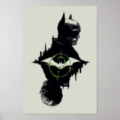 De Batman en de Riddler-grafische kaart met twee t Poster (Voorkant)