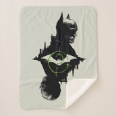 De Batman en de Riddler-grafische kaart met twee t Sherpa Deken (Voorkant)