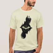 De Batman en de Riddler-grafische kaart met twee t T-shirt (Voorkant)