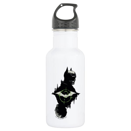 De Batman en de Riddler-grafische kaart met twee t Waterfles (Voorkant)