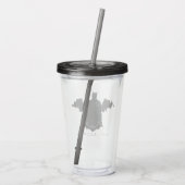 De Batman Gotham Silhouette Acryl Drinkbeker (Achterkant)