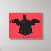 De Batman Gotham Silhouette Canvas Afdruk (Voorkant)