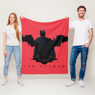 De Batman Gotham Silhouette Fleece Deken