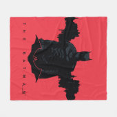 De Batman Gotham Silhouette Fleece Deken (Voorkant (Horizontaal))