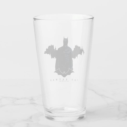 De Batman Gotham Silhouette Glas (Achterkant)