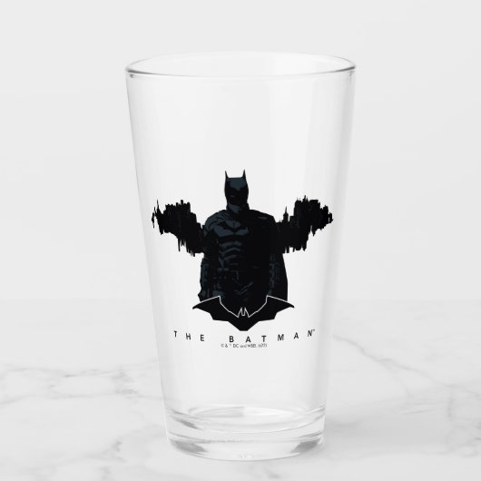 De Batman Gotham Silhouette Glas (Voorkant)