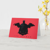 De Batman Gotham Silhouette Kaart (Gele Bloem)