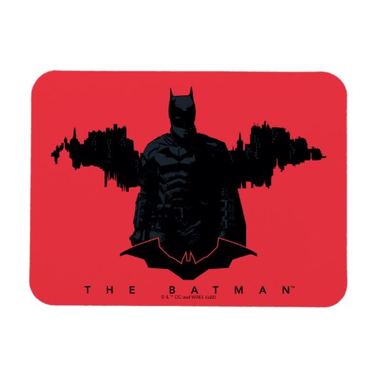De Batman Gotham Silhouette Magneet (Horizontaal)