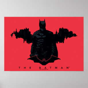 De Batman Gotham Silhouette Poster