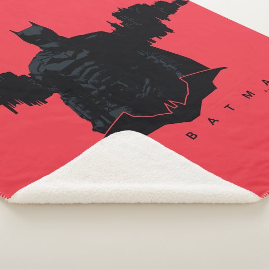 De Batman Gotham Silhouette Sherpa Deken (3/4)
