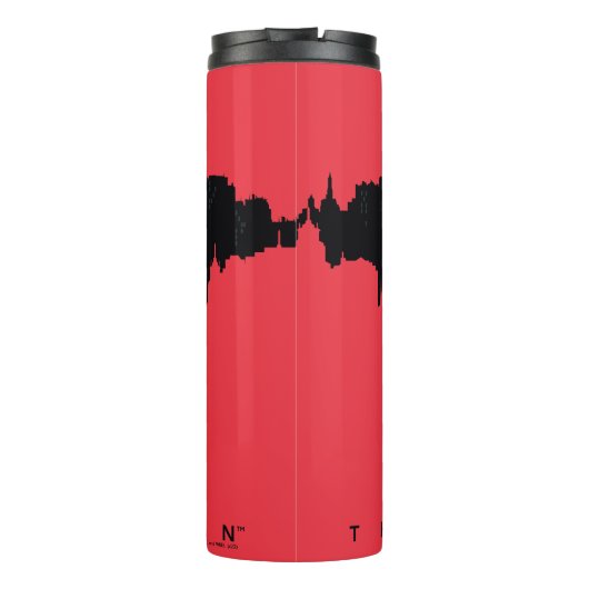 De Batman Gotham Silhouette Thermosbeker (Achterkant)