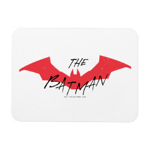De Batman Handwrite Bat Logo Magneet
