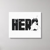 De Batman "Hero"-afbeelding Canvas Afdruk (Voorkant)