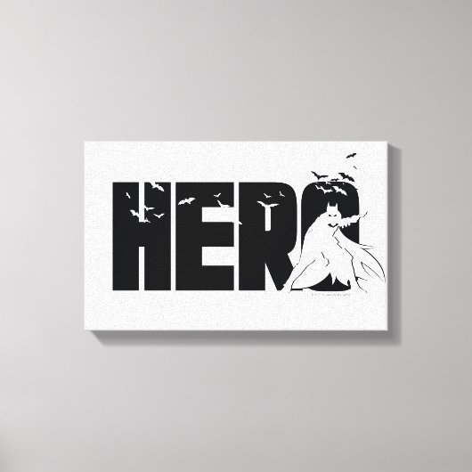 De Batman "Hero"-afbeelding Canvas Afdruk (Voorkant)