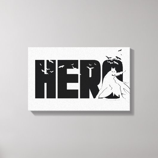 De Batman "Hero"-afbeelding Canvas Afdruk (Voorkant)