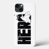 De Batman "Hero"-afbeelding Case-Mate iPhone Case (Achterkant)
