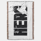 De Batman "Hero"-afbeelding Deken (Voorkant Verticaal)