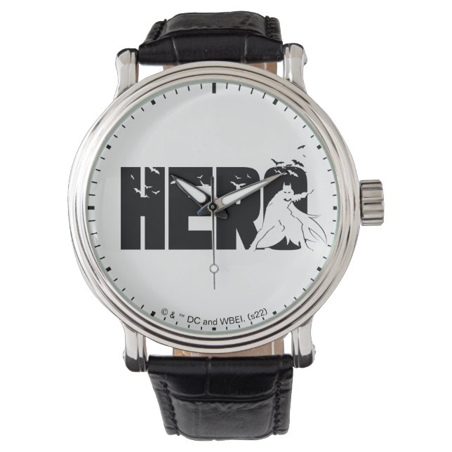 De Batman "Hero"-afbeelding Horloge (Voorkant)