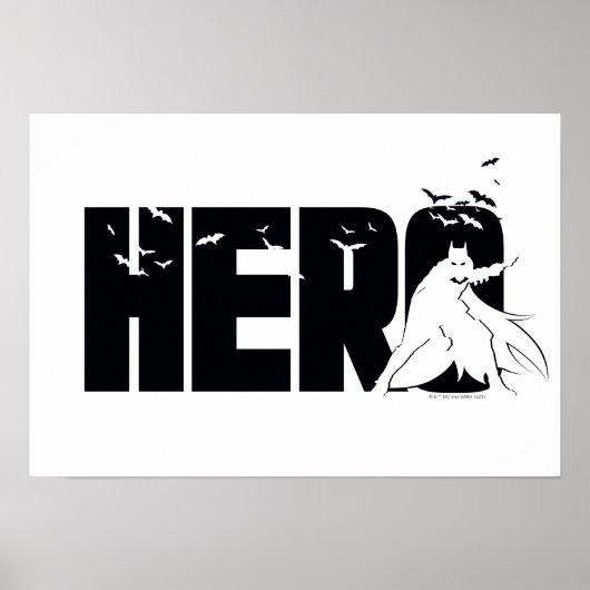 De Batman "Hero"-afbeelding Poster (Voorkant)