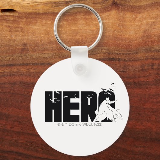 De Batman "Hero"-afbeelding Sleutelhanger (Voorkant)