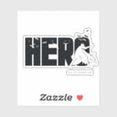 De Batman "Hero"-afbeelding Sticker (Vel)