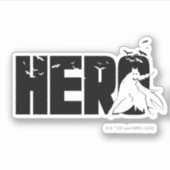 De Batman "Hero"-afbeelding Sticker (Voorkant)