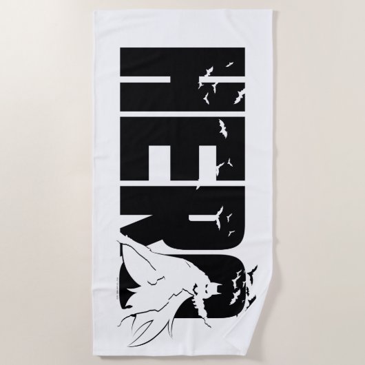 De Batman "Hero"-afbeelding Strandlaken (Voorkant)