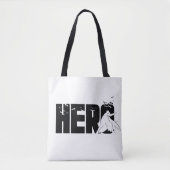 De Batman "Hero"-afbeelding Tote Bag (Voorkant)